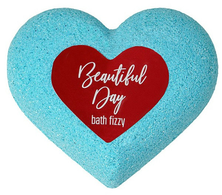 Шипучая соль для ванн Cердце "Beautiful day", 130 г