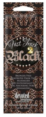 Лосьон для загара  в солярии Fast Track 2 Black, 15 мл