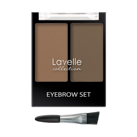 Набор для бровей Lavelle Collection BS02, т. 03 коричневый, 16 г