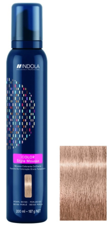 Мусс оттеночный с эффектом стайлинга Color Style Mousse Жемчужный бежевый, 200 мл