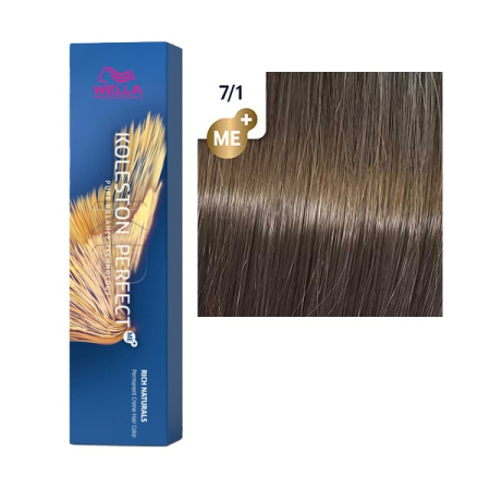 Wella Крем-краска стойкая Koleston P. 7/1 Табачный маррон, 60 мл