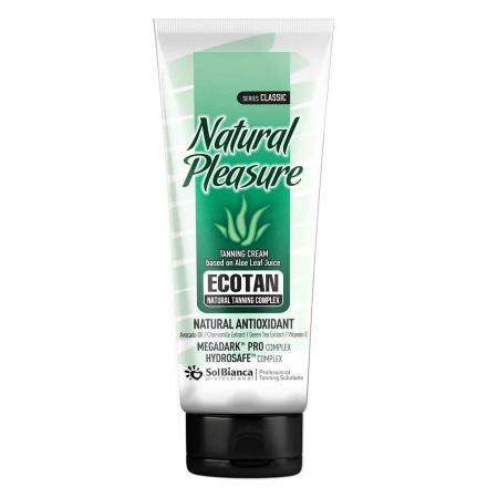 Крем для загара SolBianca Classic Natural Pleasure с экстрактами зеленого чая и ромашки, 125 мл