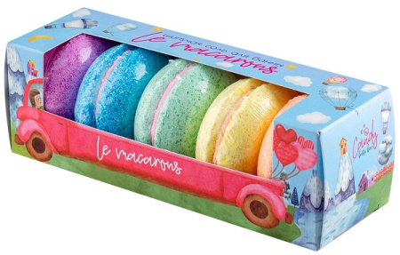 Набор шипучей соли для ванн "Le macarons"