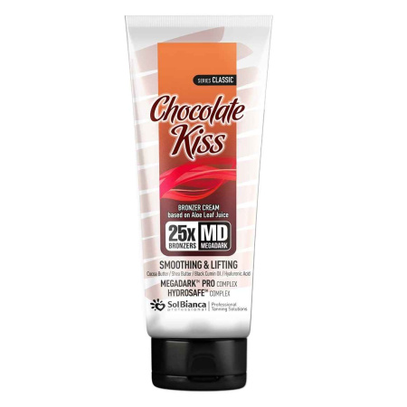 Крем для загара SolBianca Classic Chocolate Kiss 25х bronzer с маслом какао, маслом ши, 125 мл