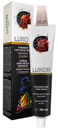Перманентная крем-краска Luxor Professional 10.27 Платиновый блондин фиол. шок., 100 мл