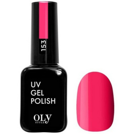 OLYSTYLE гель-лак для ногтей тон 153 розовое безумие