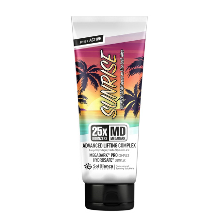 Крем для солярия SolBianca Active Sunrise 25х bronzer с масл.апельсина, коллагеном, эластином,125 мл