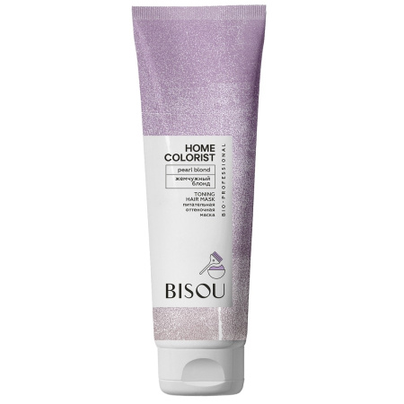 Маска оттеночная для волос Bisou Home Colorist "Жемчужный блонд", 150 мл