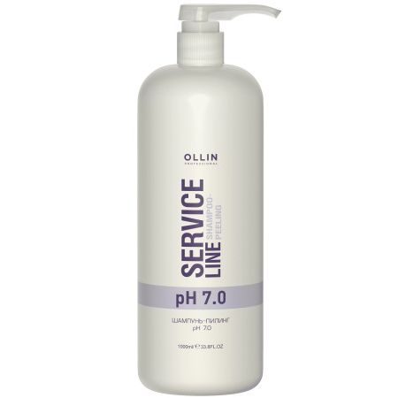 Шампунь-пилинг Ollin Service Line рН 7.0, 1000 мл