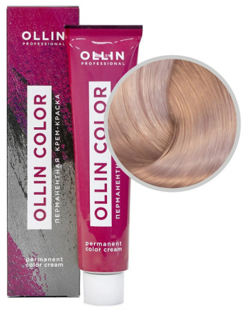 Перманентная крем-краска для волос Ollin Color 9/26 блондин розовый, 60 мл
