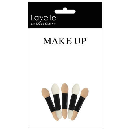 Аппликатор для макияжа Lavelle Collection двусторонний малый бежевый, 5 шт
