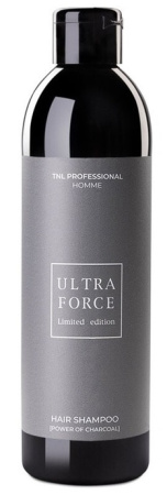 Шампунь для мужчин TNL Ultra Force с черным углем, 400 мл