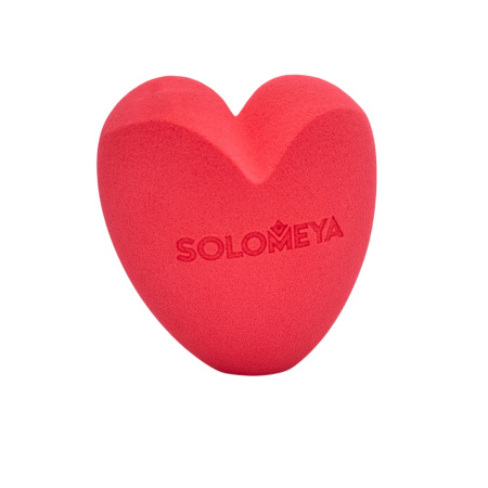 Solomeya Спонж для макияжа Сердце, красный