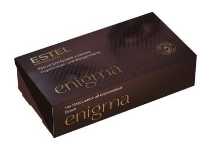 Краска для бровей и ресниц Estel Enigma, классический коричневый