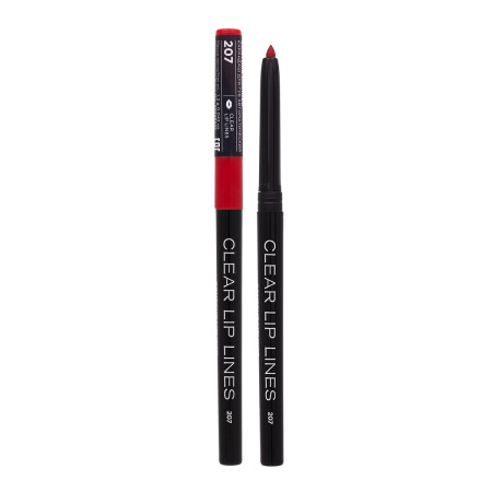 Карандаш механический для губ Parisa Clear Lip Lines, т. 207 красный